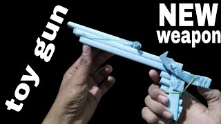 Origami paper gun that shoots paper bullet || how to make paper gun || paper gun