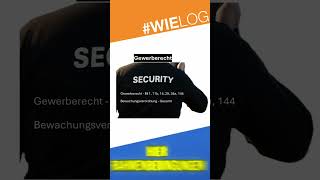 Sachkundeprüfung im Bewachungsgewerbe - Thema: Gewerberecht