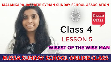 MJSSA Online Class | Class 4 | Lesson 5 | English | © MJSSA
