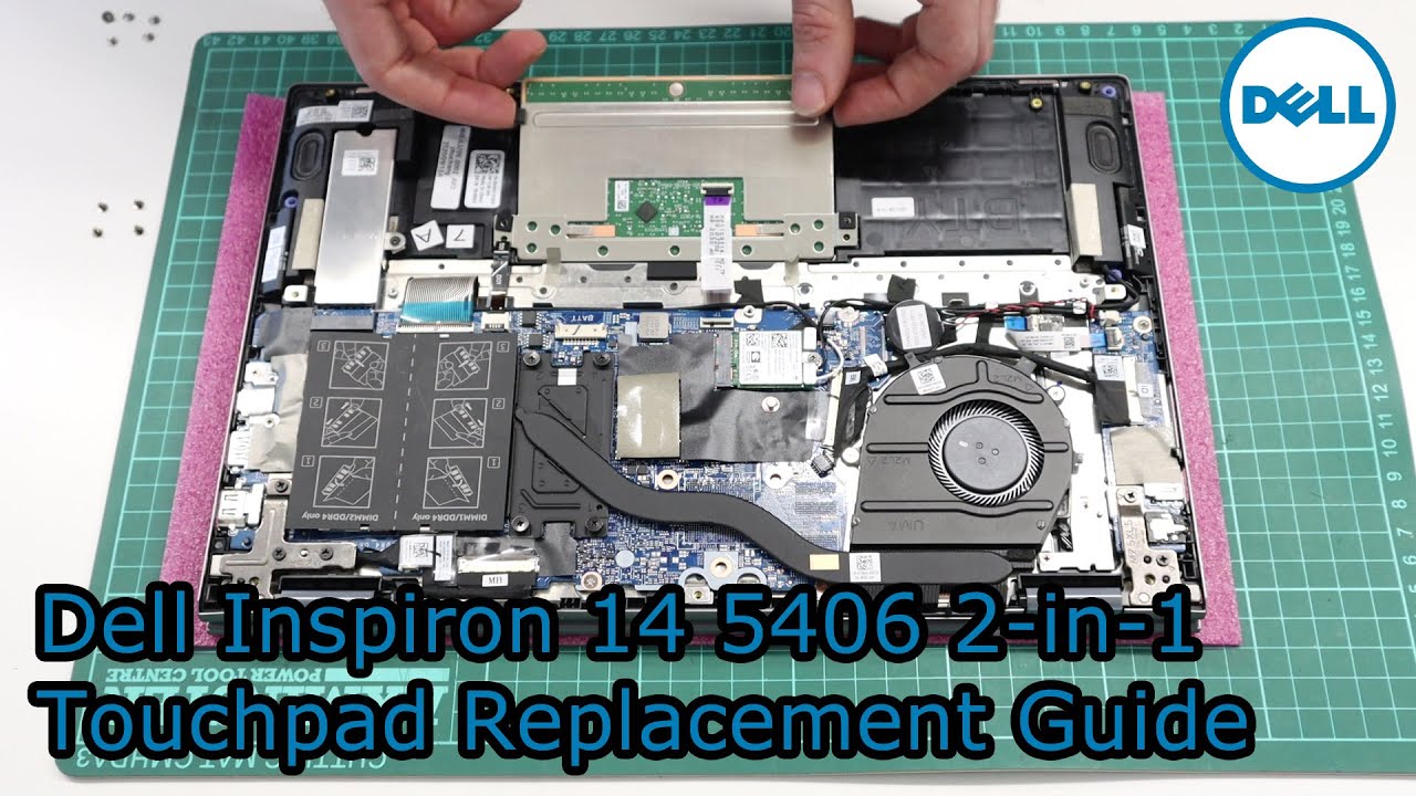 Dell Inspiron 14 5406 2 In 1 Touchpad Replacement Guide Youtube