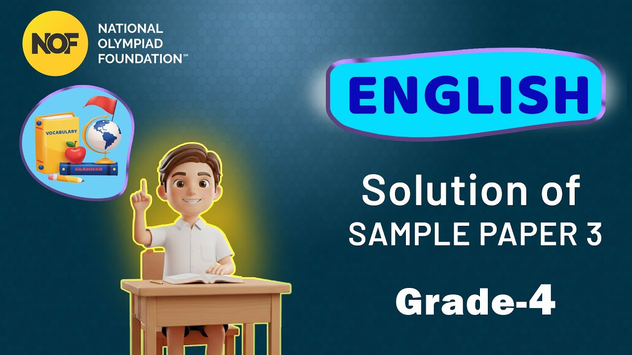 CLASS 4 - English - NOF Sample paper solution -3