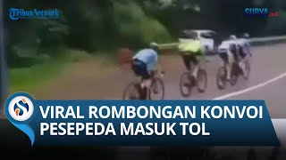 VIRAL! Jasamarga Benarkan Rombongan Konvoi Pepeda Masuk ke Tol Jagorawi, Akan Ada Ancaman Pidana