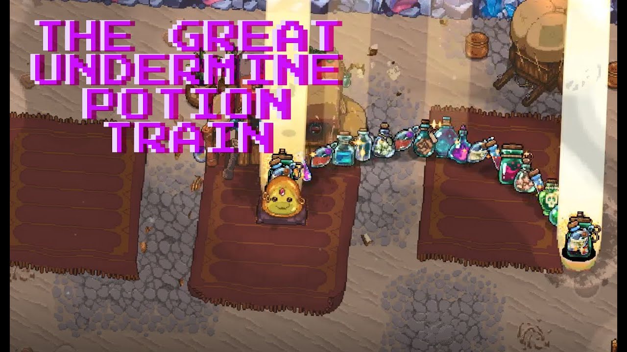 The Great 1000+ Potion Train in UnderMine | 'The Advanced' Gameplay Undermine (1.0)