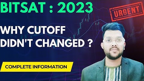 BITSAT Counselling 2023 Urgent update on Iteration 2 | Why Cutoff remains same #counselling #bitsat