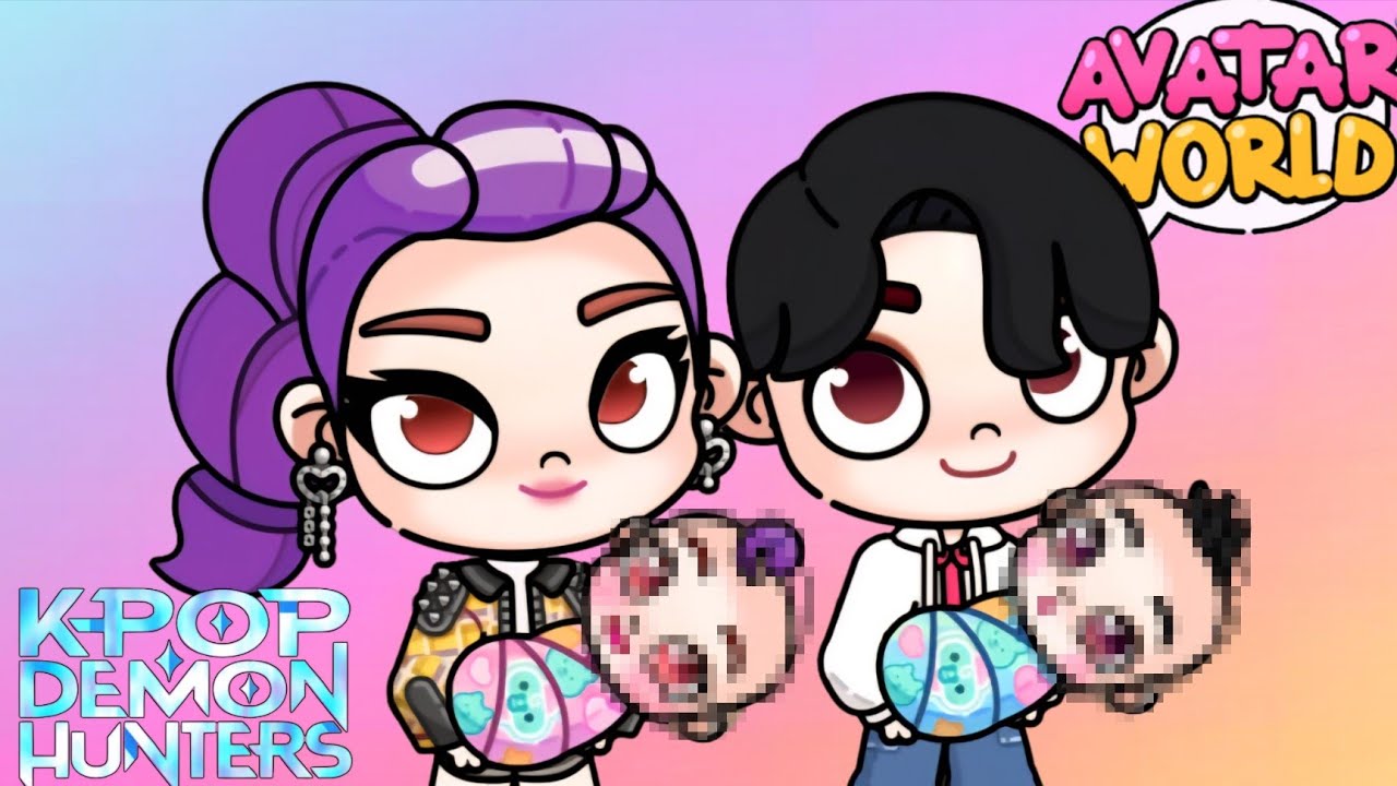 Rumi Has Born To TWINS 💖HUNTRIX💗K-POP Hunters💝Part 2♥️Avatar World 