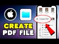 How to Create a PDF File on iPhone (Quick &amp; Easy)