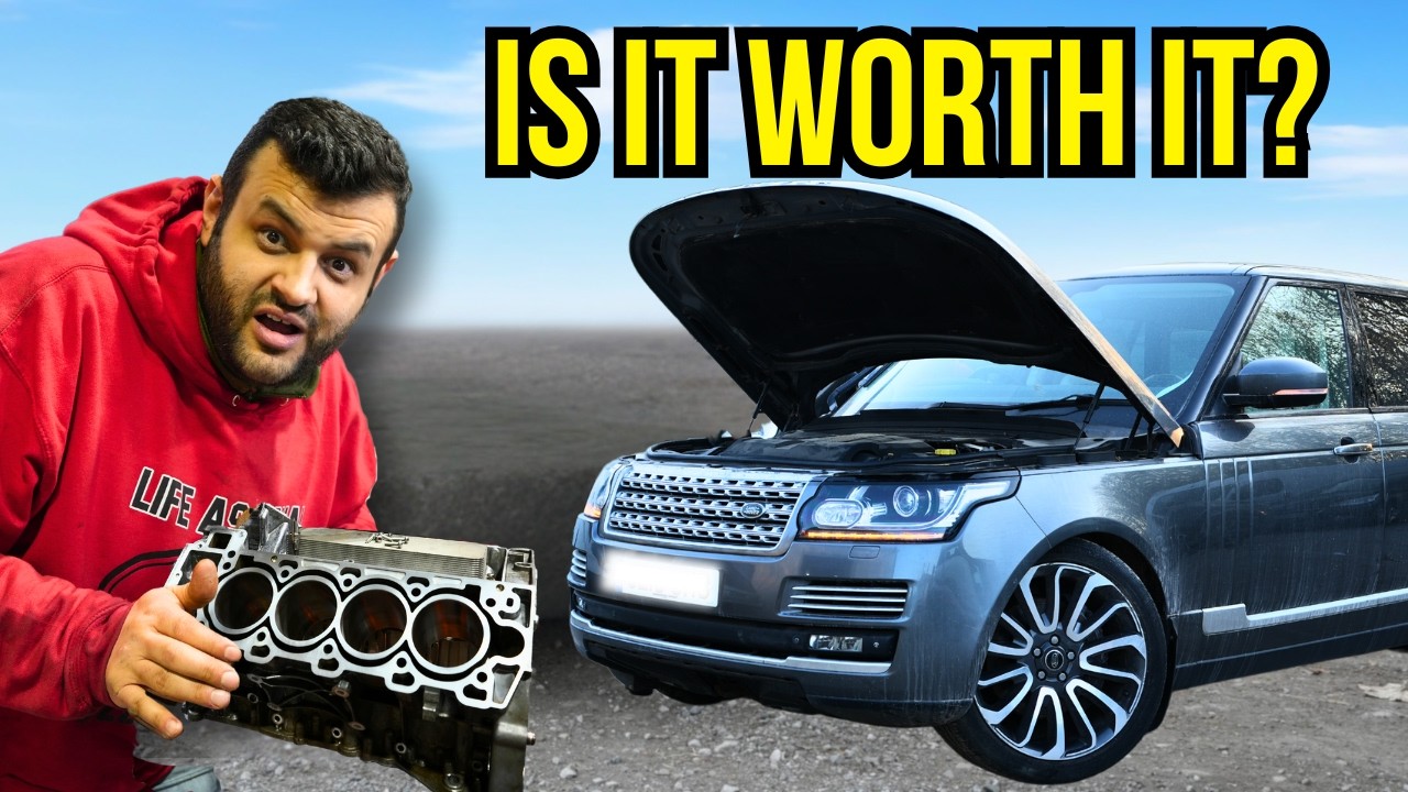 REBUILDING THE ENGINE ON MY DAMAGED RANGE ROVER