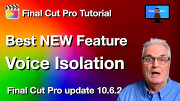 FCPX Update 10.6.2 Best feature -Voice Isolation