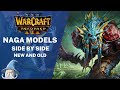 Naga Models Side by Side with Old Models | Warcraft 3 Reforged Beta