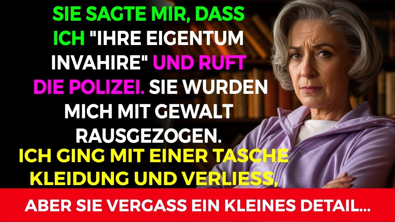 Ich überschrieb meiner Tochter die Wohnung – dann warf sie mich wegen Hausfriedensbruchs raus.