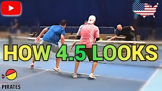 This is What Pickleball Men's Doubles 4.5 Looks Like