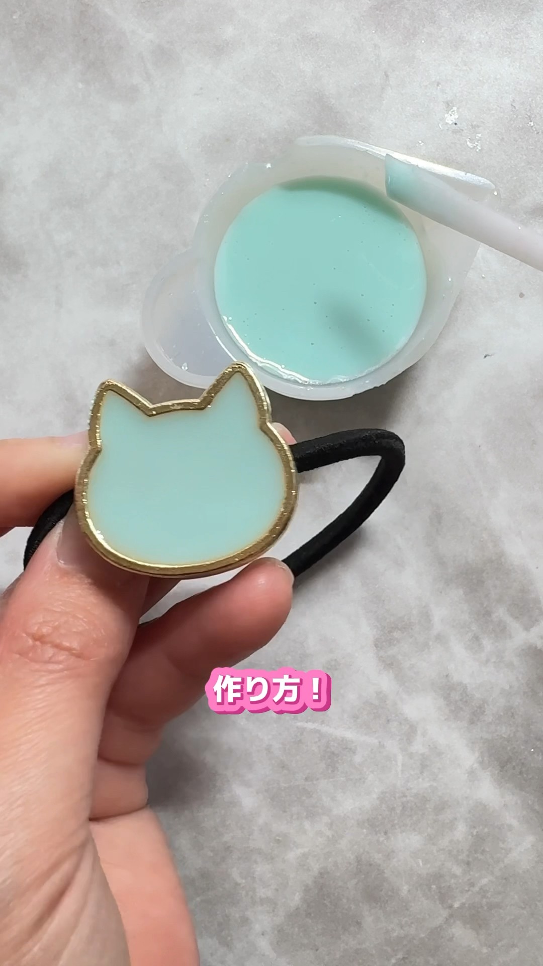 Easy for Anyone! How to Make Choco-Mint Colors in Resin♡ Kakure