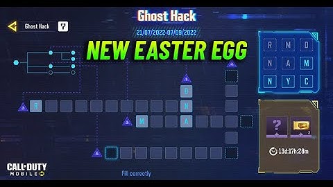 New Secret Easter Egg in CODM - Ghost Hack & Shell Solved Cod Mobile