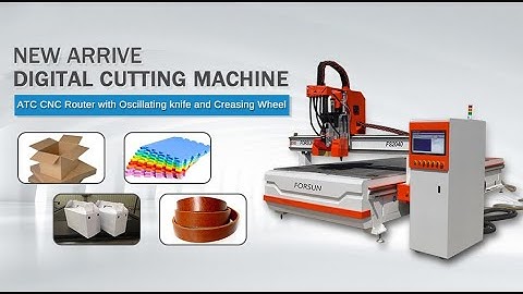 The machine presentation and working video of Oscillating Knife Cutting Machine----FORSUN CNC