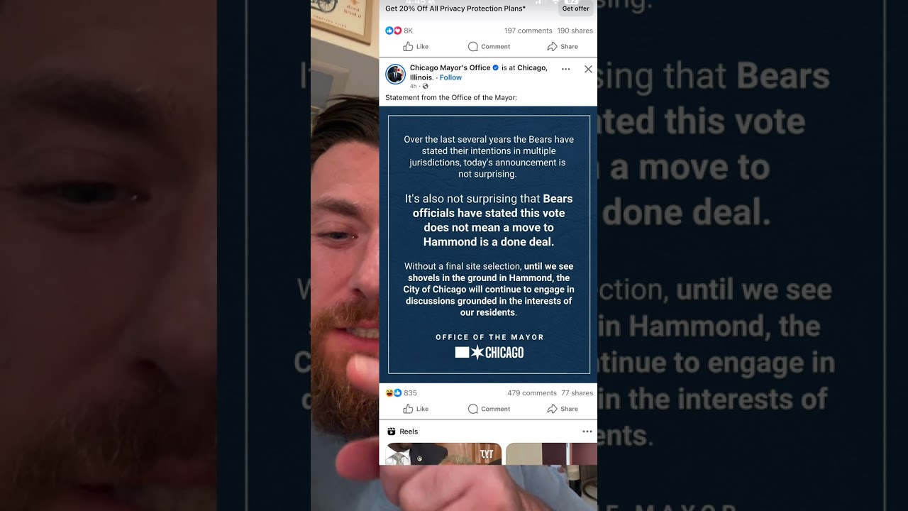 Video thumbnail: Bears are moving to Hammond Indiana