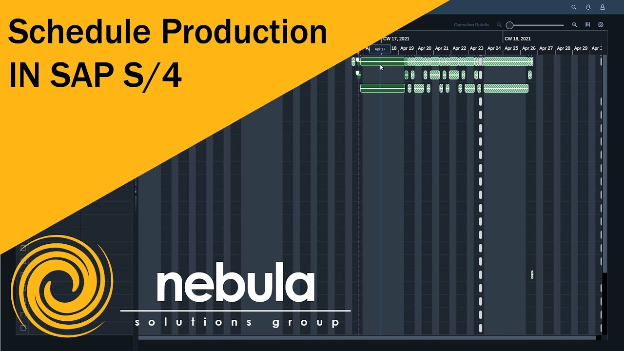 Schedule Production in SAP S/4 Fiori