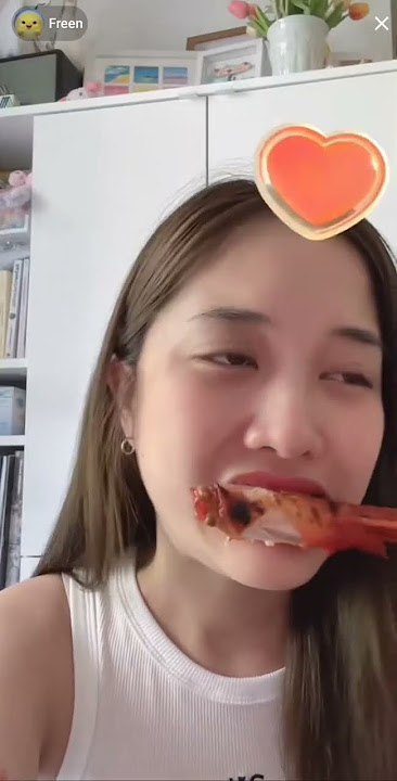 Freen Live tik tok today 15 May 2023, freen live while eating🥰 #srchafreen