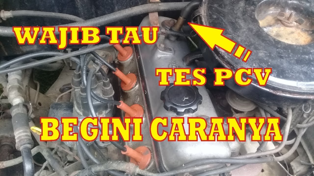 CARA MENGETES PCV MOBIL KIJANG ( LUBANG PEMBUANGAN UAP MESIN MOBIL )