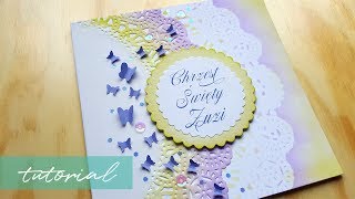 How to Make a Cute Unisex Baptism Card