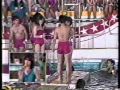 1982年の水泳大会で発見したメグミン、原めぐみ ピンクのビキニで活躍