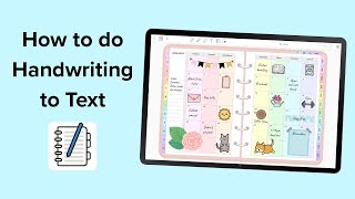 How to do handwriting to text | Penly app tutorial screenshot 2