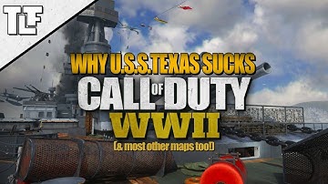 The Problem with U.S.S. Texas (and other WWII MP Maps) | COD WW2 Commentary