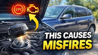 I was wrong about… THIS Causes Audi 2.0T Misfires (EPC Light, P0300, Oil Cap Suction)
