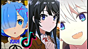 Anime girl compilation//cute anime girls tiktok compilation//tiktok compilation #7