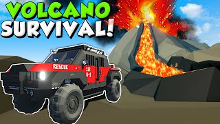 VOLCANO ERUPTION SURVIVAL GAME! - Stormworks Multiplayer Gameplay screenshot 3