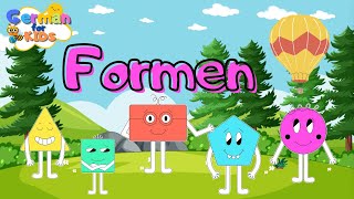 Formen für Kleinkinder | Shapes in German | German for Kids | Lernen für Kinder