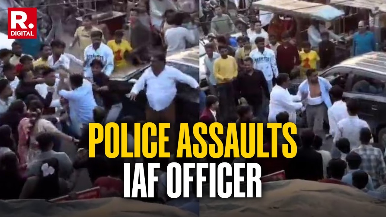 BREAKING: Indian Air Force Officer Allegedly Assaulted by Police | Kanpur