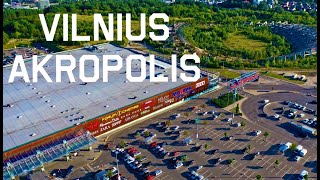 Vilnius, Akropolis Shopping Mall. PPC Akropolis, Торговый центр Акрополис, Вильнюс. DJI Mavic 2 Pro