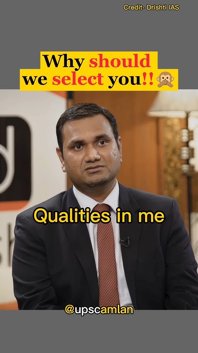 why-should-we-select-you-upsc-interview-shorts-youtube
