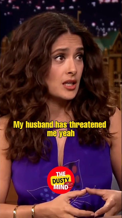 Salma Hayek Threatening Her Husband 🤭🤣 #shorts