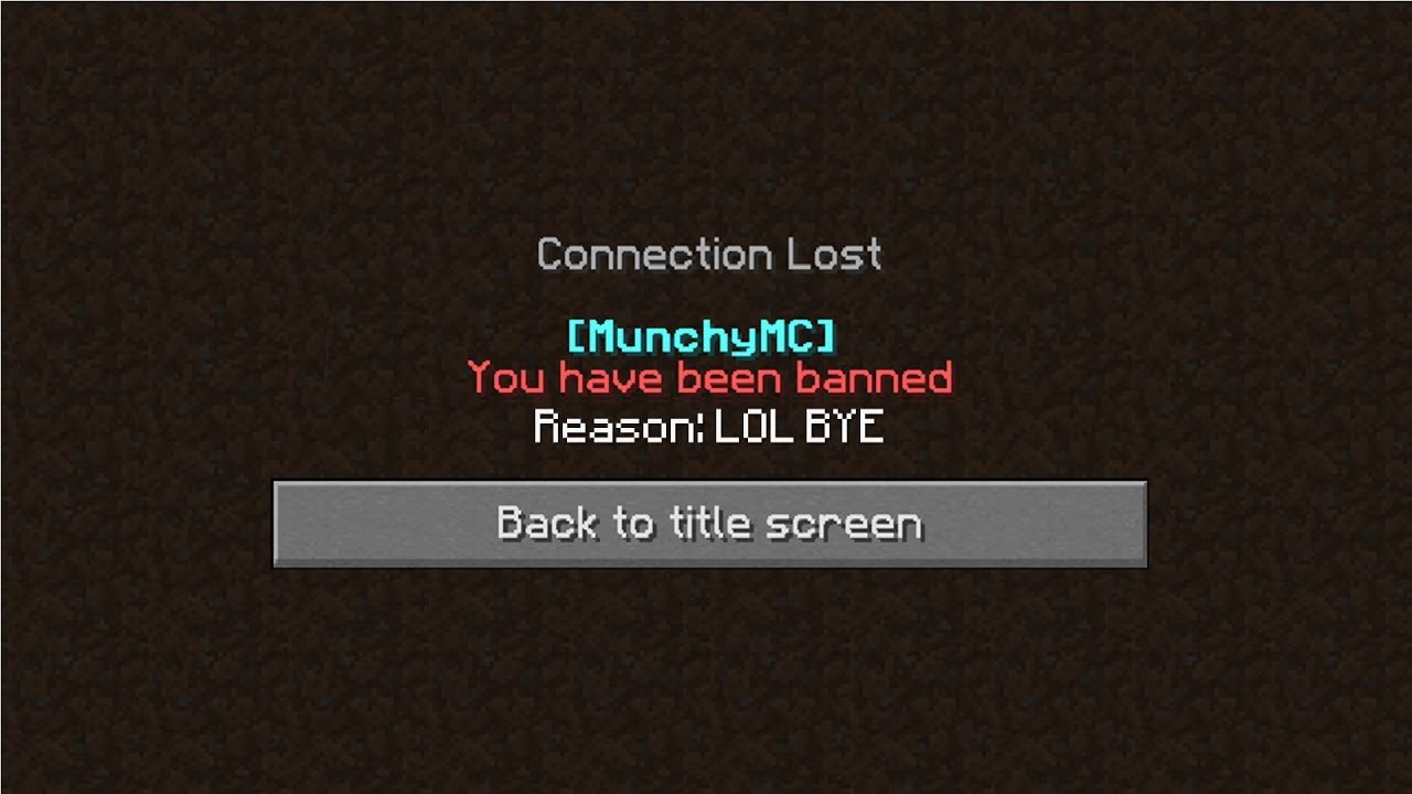 He just griefed my server... guess I deserve this