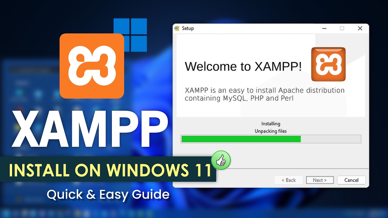 How To Download and Install XAMPP Server On Windows 11 - YouTube