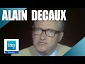 Alain Decaux raconte "L'homme Au Masque De Fer" | Archive INA