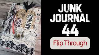 Eclectic JUNK JOURNAL Flip Through #junkjournal #junkjournalideas 