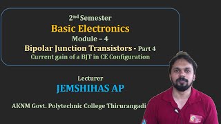 Bipolar Junction Transistor - part 4