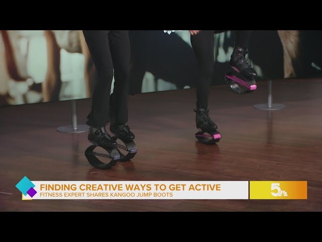 Getting fit in a fun way with Kangoo Jump rebound shoes 