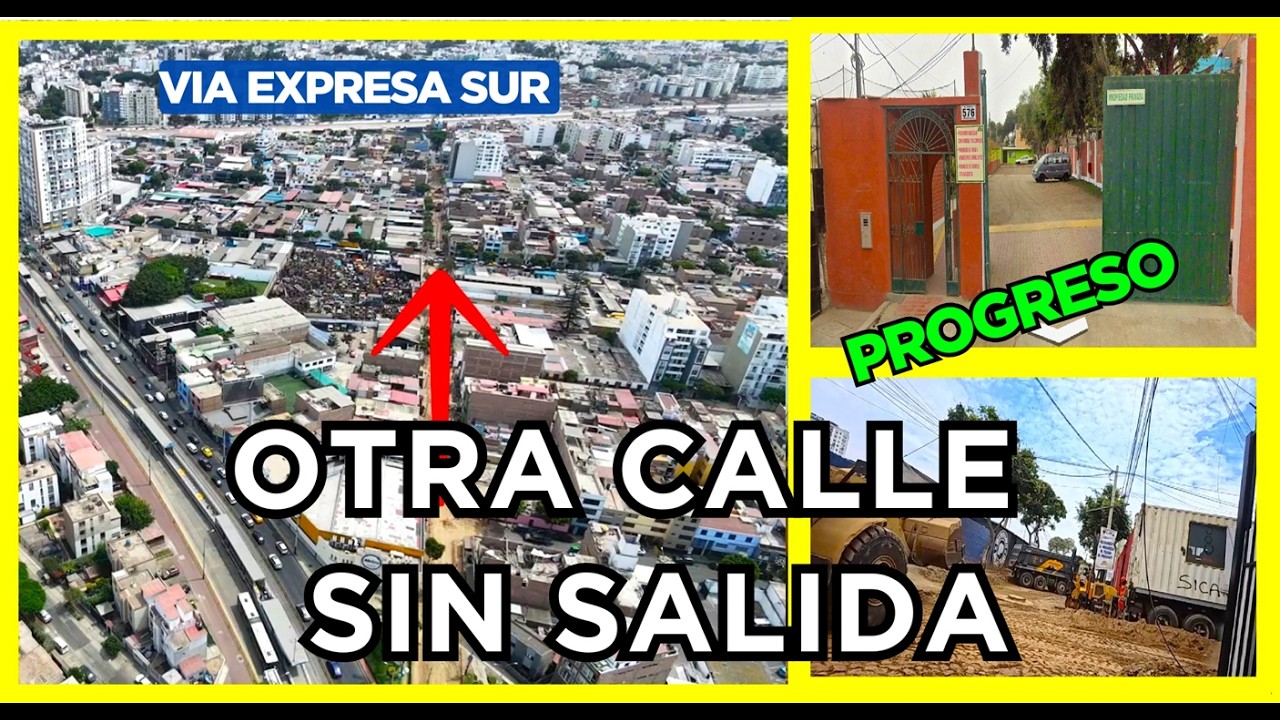 😱 Otra importante calle BLOQUEA la Vía Expresa Sur.! @SURCO  el PROGRESO!