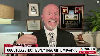 'It gets my goat': Ex-prosecutor puts DOJ on notice over Trump's hush money trial delay