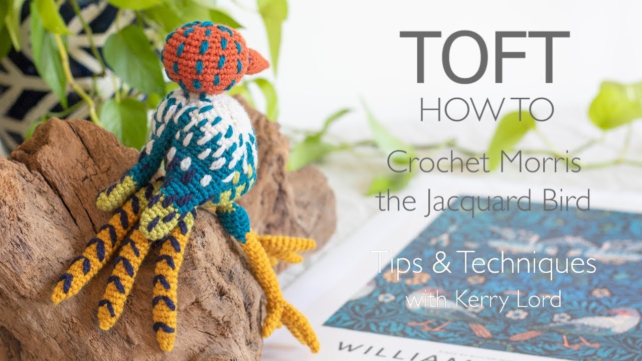 How to Crochet Morris the Jacquard Bird - YouTube