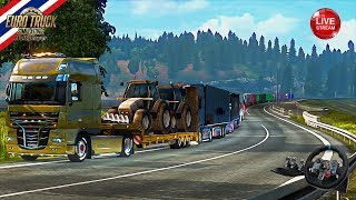 🔴Ep.6 online เอารถไปส่งเกมส์ฟาร์ม 17 Test 3 ETS2 [Note Nueng] screenshot 4