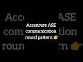 Accenture ASE Communication Assessment Explained in 1 Minute