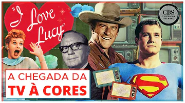 Quando surgiu a TV com cores?