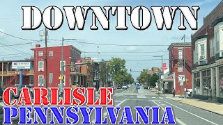 Carlisle  Pennsylvania  4K Downtown Drive