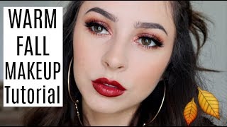 NAKED HEAT PALETTE  FALL MAKEUP TUTORIAL | Chelsea Trevor