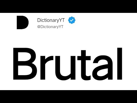 Brutal Meaning in English - YouTube