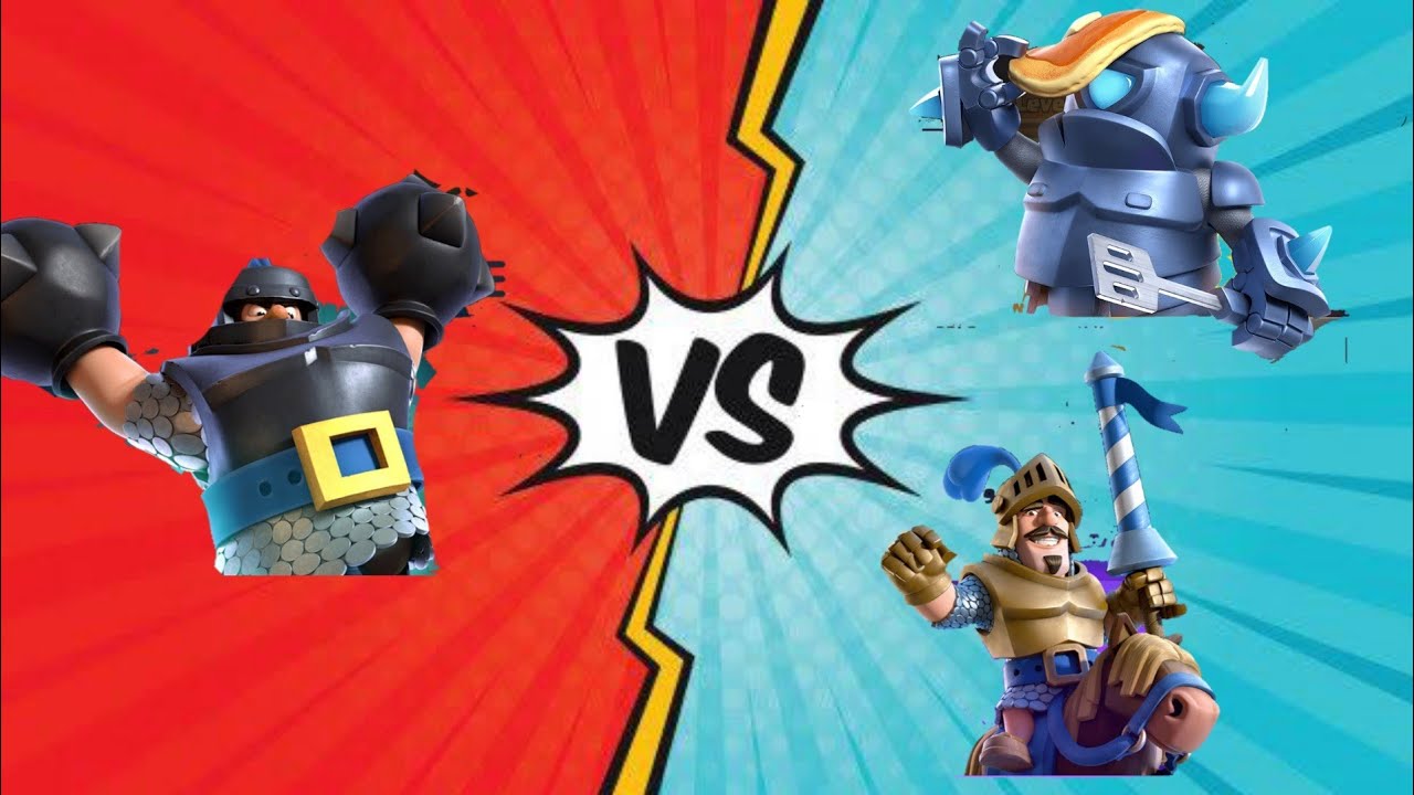 Prince & mini Pekka VS Mega Knight YouTube